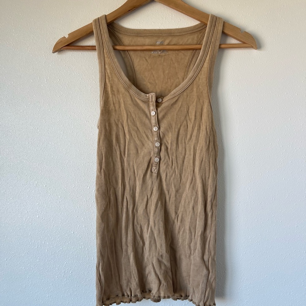 Ribbed Aerie Tank Top Size Small